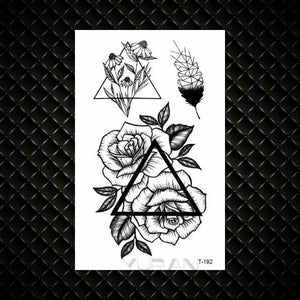 Fashion Small Sexy Black Temporary Waterproof Tattoo Cute Star Heart Tattoos Sticker Body Finger Tattoo For Kids Womens