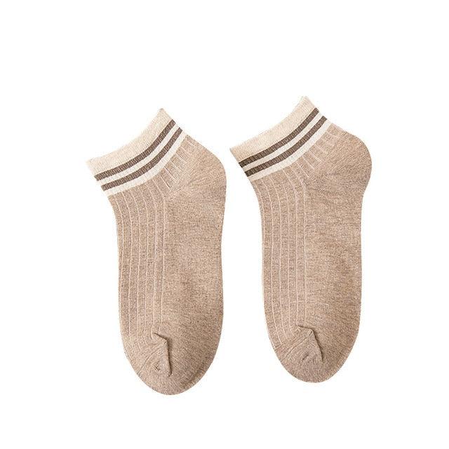 Fashion Socks Cotton Rainbow Color Black And White Christmas Gift Classic Warm Casual Tide Harajuku Funny Cute Pop Korean Socks Short Socks For Men And Women