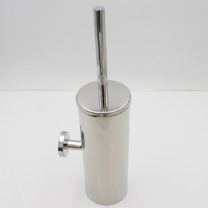 Fashion Toilet Cleaning Brush Holder Sets Wall Mount Stainless Steel Bathroom Accessories Hardware Black Chrome Toilet Bowl Brush with Stainless Steel Handle Durable Bristles Deep Cleaning Compact Bathroom Brush Save Space Good Grip Anti-Drip