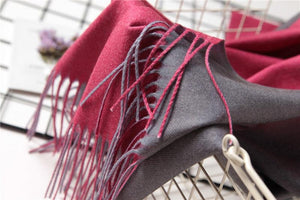 Fashion Winter Solid Soft Scarf Cashmere Lightweight Scarves Shawls Cashmere Escharpe Scarfs Lightweight Shawls Hijabs Shawls Escharpe Elegant Wrap Blanket Bandana Tassel For Lady