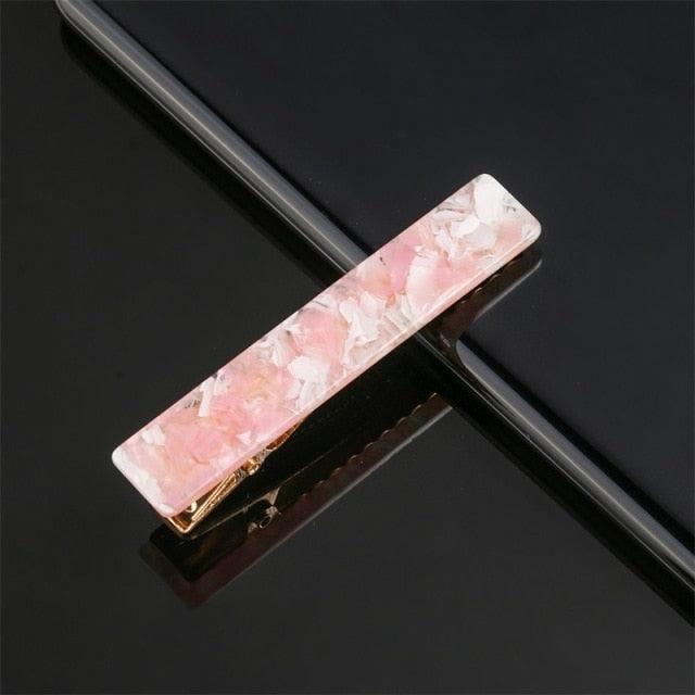 Fashion Women Metal Acetate Hair Pin Clip Leopard Hair Clip Geometric Hairpins Hairgrips Barrette Hairpin Gorgeous Hair Accessories For Women