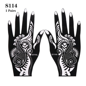 Fashion Women's Tattoo For Arm Temporary Body Paint Sticker Luxury Design For Wedding Party