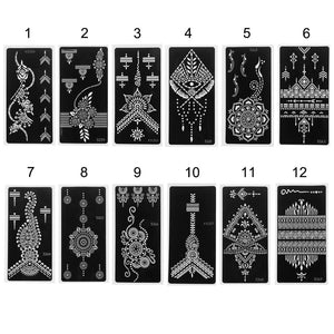 Fashion Women's Tattoo For Arm Temporary Body Paint Sticker Luxury Design For Wedding Party