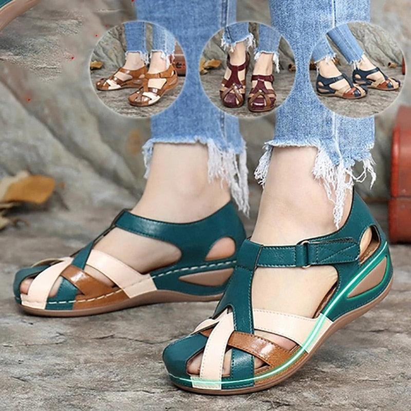 Fashion Women Sandals Waterproo Round Slippers Casual Comfortable Outdoor Fashion Comfortable Athletic Stylish Sport Shoes With Arch Support For Outdoor Activities