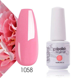 Fashion Womens Gel Nail Polish Multi Colors New UV LED Glossy Matte Luxury Design For Women