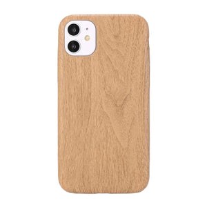 Fashion Wood Like Phone Cases for iPhone 13 12 11 Pro Max Anti Knock Back Cover for iPhone X XR XS Max 7 8 Plus Se Unique & Classy Minimalistic Cover Wireless Charging Compatible Real Wooden Case for iPhone