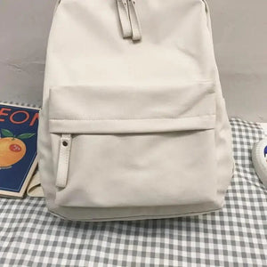 Fashionable Backpack And School Bag For Teenager Girls Stylish Anti Theft Laptop Shoulder Bags Solid Color Travel Backpack