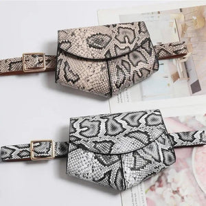 Fashionable Design Mini Adjustable Belt Waist Fanny Bag Ladies Cute Bag Women's Style Leather Pouch