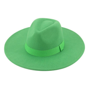 Fashionable Fedora Hats Women Wide Brim Dress Caps  Women's Fedora Hats Elegant Wide Brim Fedora Hat  Wedding Men Hat Warm Retro Style Belt 56-58cm