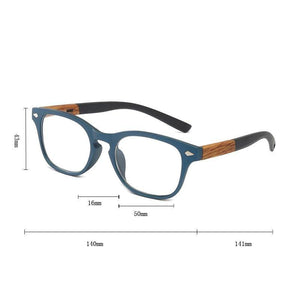 Fashionable Lightweight Frames Sunglasses Design Stylish Wood Grain Reading Glasses For Women Men Fashion Presbyopia Eye Glasses Male Diopter Modern Eyewear