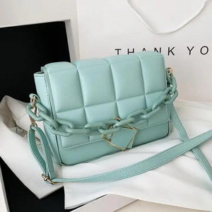 Fashionable Women's Bag Autumn Winter Female Literary Single-Shoulder Bag Chain Design Cross-Body Bag Trendy Women's Bag