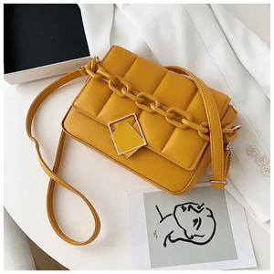Fashionable Women's Bag Autumn Winter Female Literary Single-Shoulder Bag Chain Design Cross-Body Bag Trendy Women's Bag