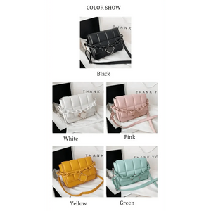 Fashionable Women's Bag Autumn Winter Female Literary Single-Shoulder Bag Chain Design Cross-Body Bag Trendy Women's Bag