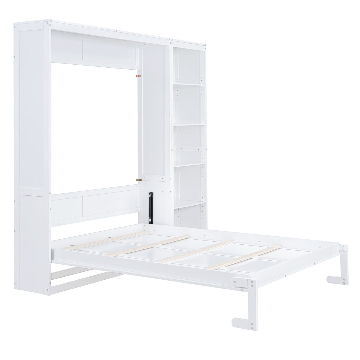 Murphy Wall Bed With Shelves by Couch.com