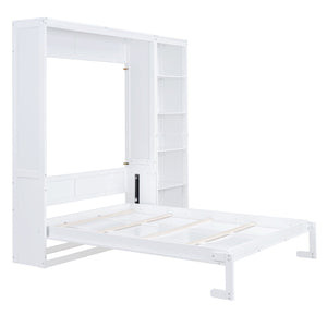 Murphy Wall Bed With Shelves by Couch.com