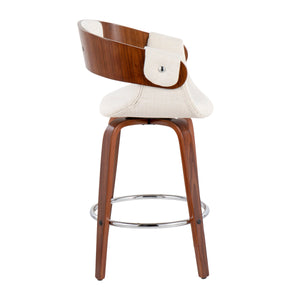 Elisa - Mid Century Modern Counter Stool (Set of 2) by Couch.com