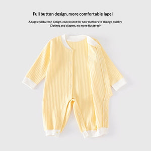Infant Clothing Class A Pure Cotton Seamless Onesie Baby Pajamas Winter Underwear Crawling Suit