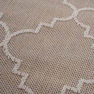 Guros - 4' X 6' Trellis Indoor / Outdoor Area Rug - Ivory by Couch.com