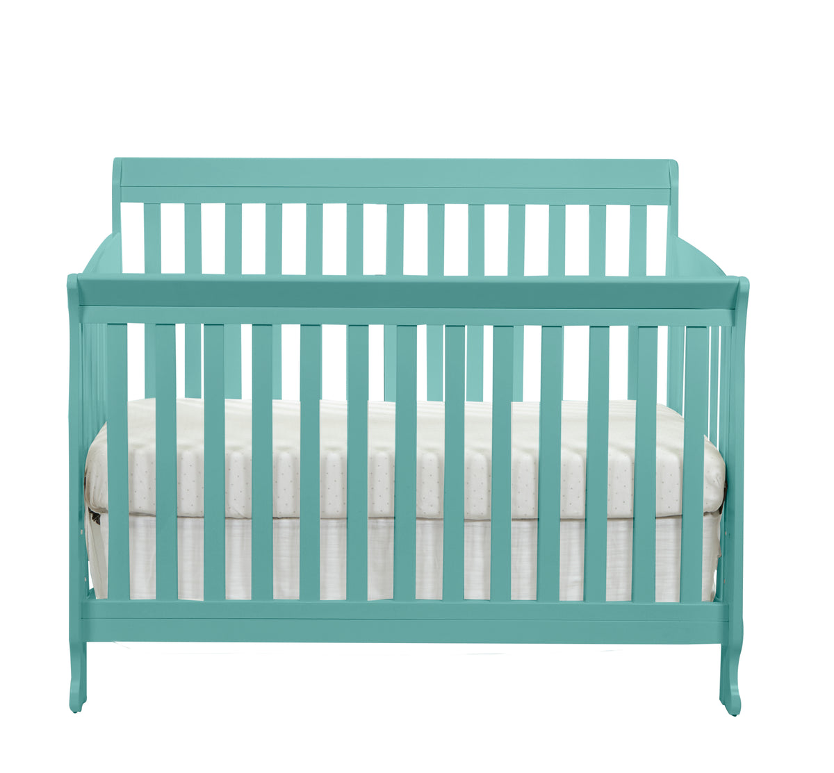 Riley 4-in-1 Convertible Crib, Turquoise