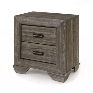 Lyndon - Weathered Grain Nightstand - Gray by Couch.com