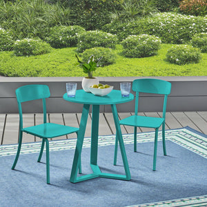 Samos - Bistro Set - Teal by Couch.com