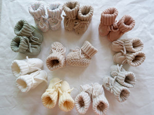 Cotton Newborn Foot Male And Female Baby Knitted Wool Handmade Socks Toddler Socks