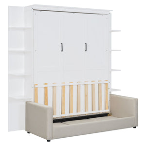 Murphy Bed Space Saving Wall Bed With Sofa by Couch.com