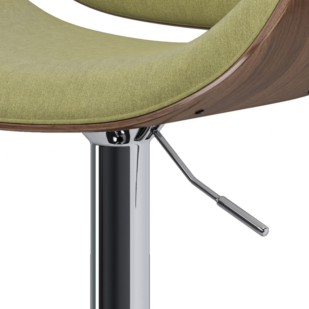 Marana - Multifunctional Handcrafted Bentwood Adjustable Swivel Bar Stool by Couch.com