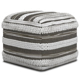 Sommer - Handcrafted Square Pouf by Couch.com