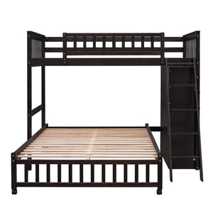 Bunk Bed With 6 Drawers And Flexible Shelves, Bottom Bed With Wheels by Couch.com