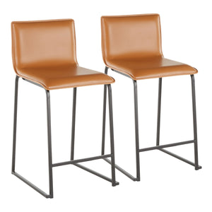 Mara - Upholstered Contemporary Counter Stool (Set of 2) by Couch.com