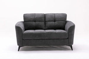 Callie - Woven Fabric Loveseat by Couch.com