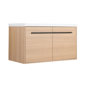 Bathroom Vanity Set With Resin Countertop Sink, 2 Doors by Couch.com