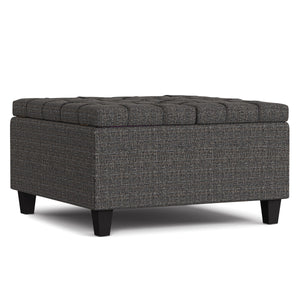 Harrison - Upholstered Coffee Table Storage Ottoman by Couch.com