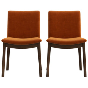 Laura - Mid-Century Modern Solid Wood Dining Chair (Set of 2) by Couch.com