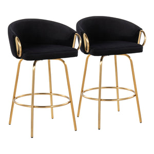 Claire - Contemporary & Glam Counter Stool (Set of 2) by Couch.com