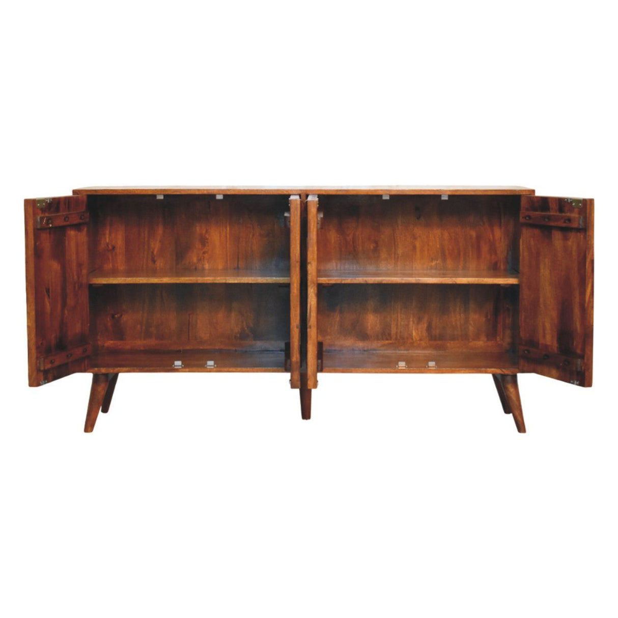 Solis - Carved 4 Door Sideboard - Brown by Couch.com