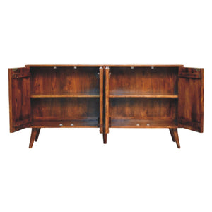 Solis - Carved 4 Door Sideboard - Brown by Couch.com