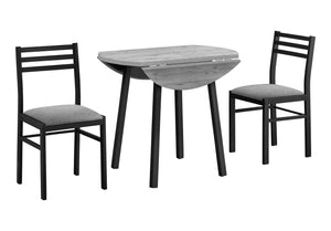 3 Pieces Dining Table Set, Small, Drop Leaf, Contemporary & Modern by Couch.com