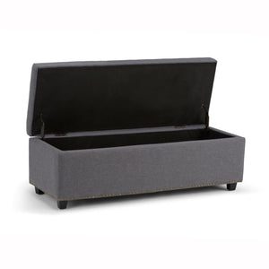 Hamilton - Upholstered Storage Ottoman by Couch.com
