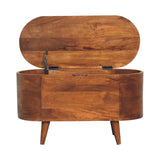 Rounded Lid Up Blanket Box by Couch.com