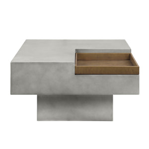 Kailano - Weathered Table - Gray by Couch.com