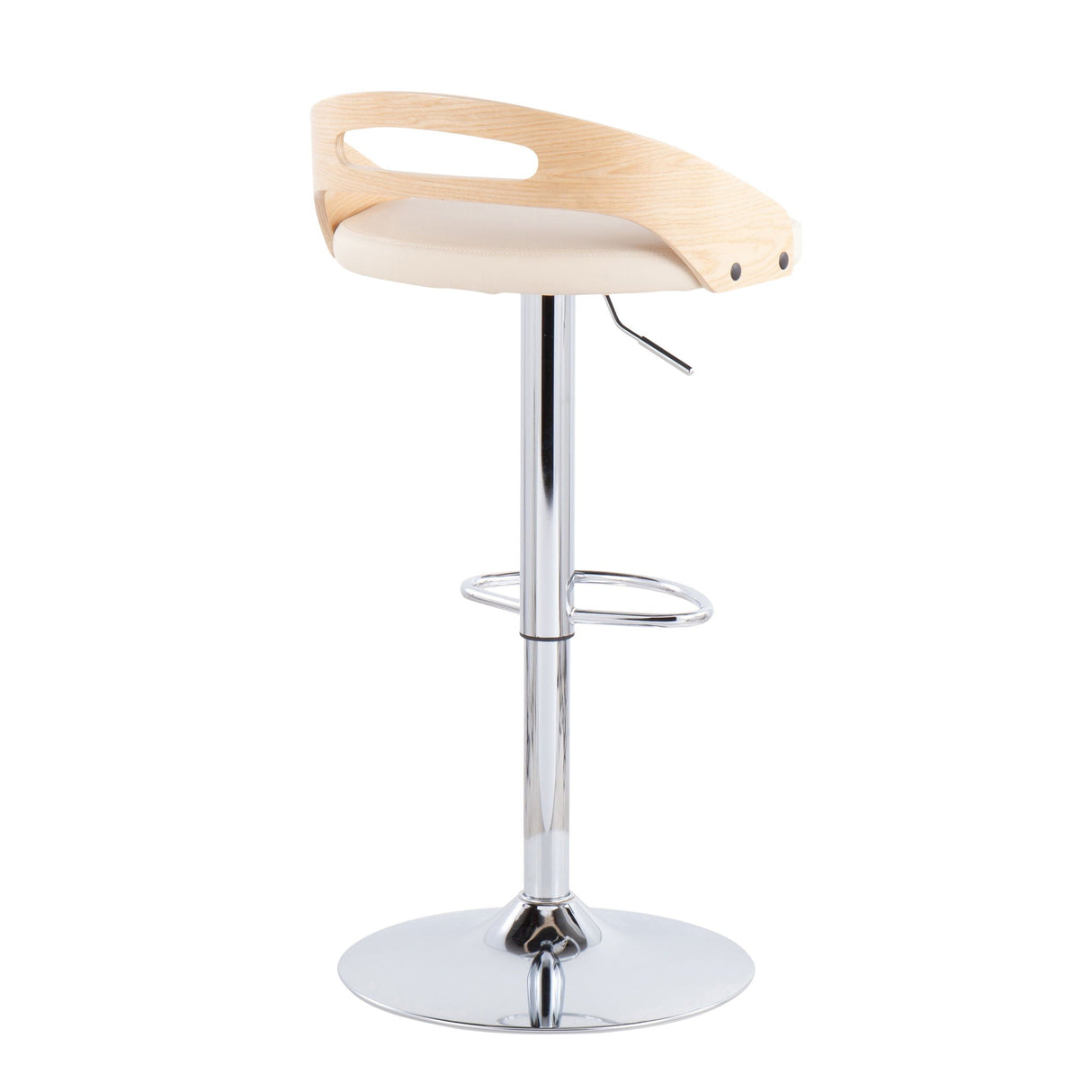 Cassis - Mid Century Modern Adjustable Barstool With Swivel by Couch.com