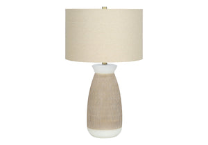 Lighting, Table Lamp, Ceramic, Resin, Contemporary - Cream by Couch.com