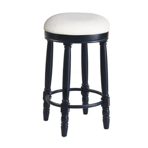 360° Swivel Wooden Barstools With Upholstered Seat, Counter Height (Set of 2) by Couch.com