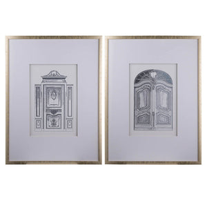 The Grand Portal™ Duo — Architectural Pencil Art Prints