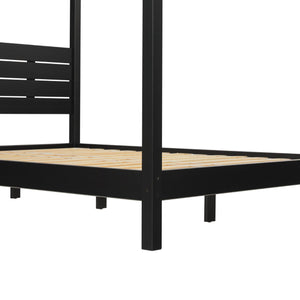Canopy Bed Frame Modern Minimalist Boho by Couch.com