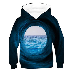 3d Visual Deception Digital Printing Children's Sweater