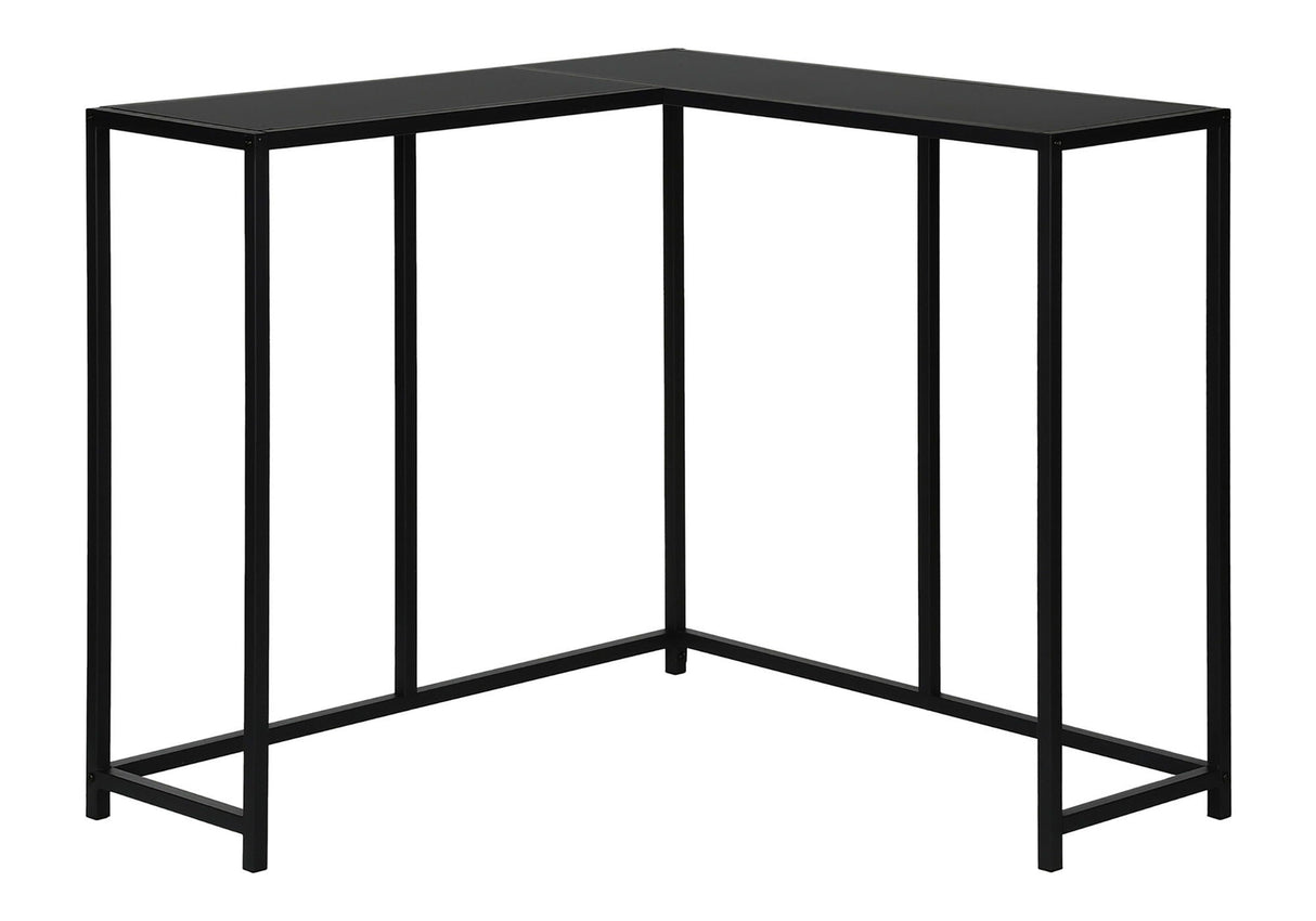 Corner Accent Console Table For Entryway, Contemporary & Modern - Black by Couch.com
