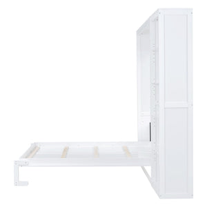 Murphy Wall Bed With Shelves by Couch.com